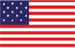 Free 15 Star US Flag Clip Art